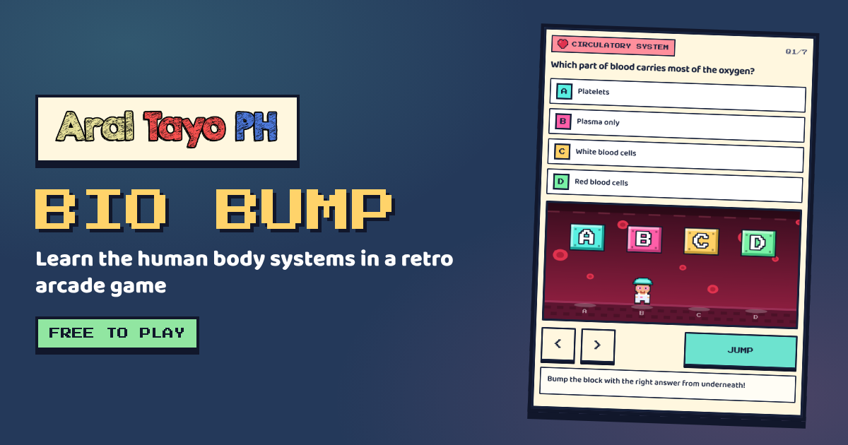 Bio Bump body systems arcade game. Click to play.